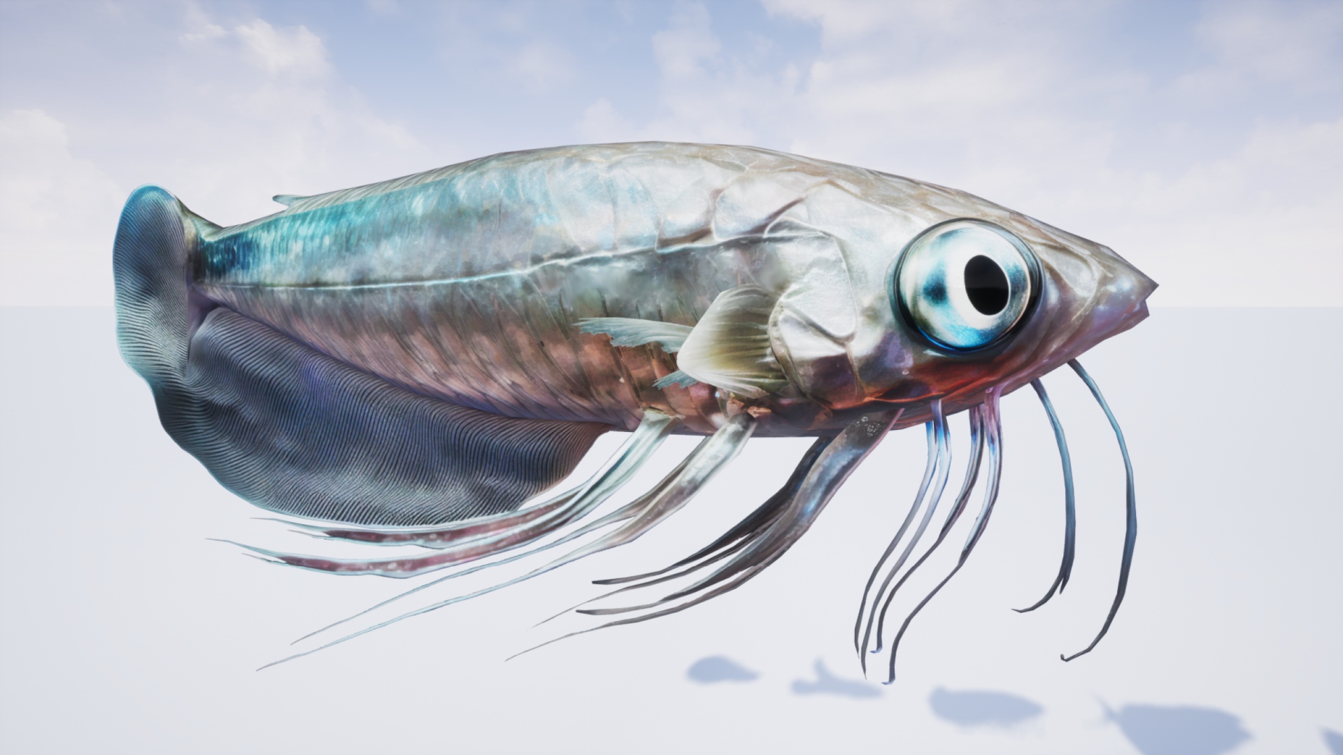 Alien Fish for School System - Scifi Fantasy Creatures