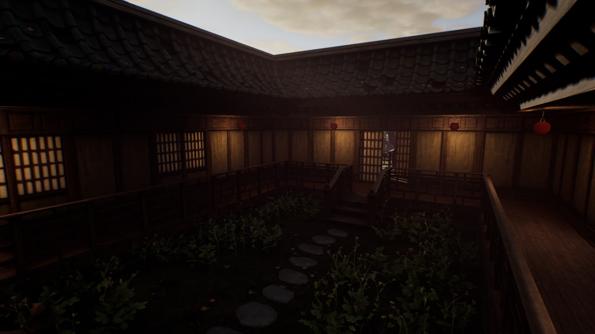 Japanese House and Foliage Environment Asset Pack in Environments UE