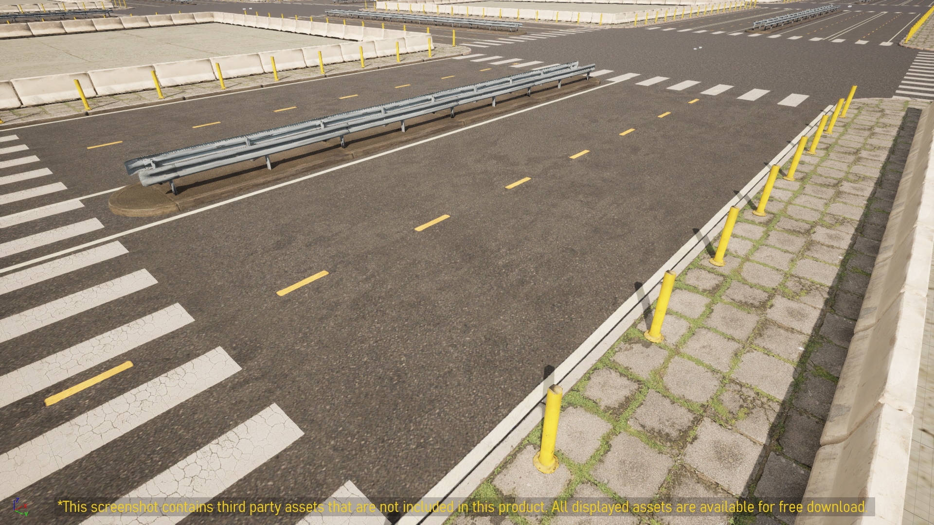 Roadacity, Road & Intersection Maker in Blueprints UE Marketplace
