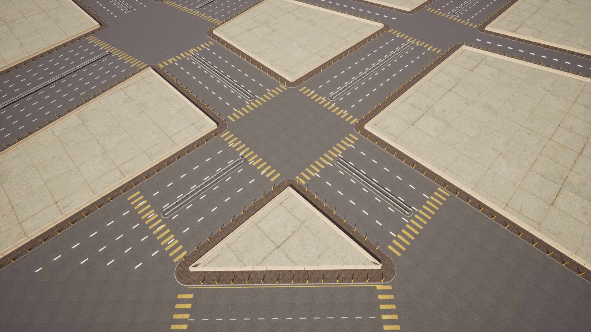 Roadacity, Road & Intersection Maker in Blueprints UE Marketplace