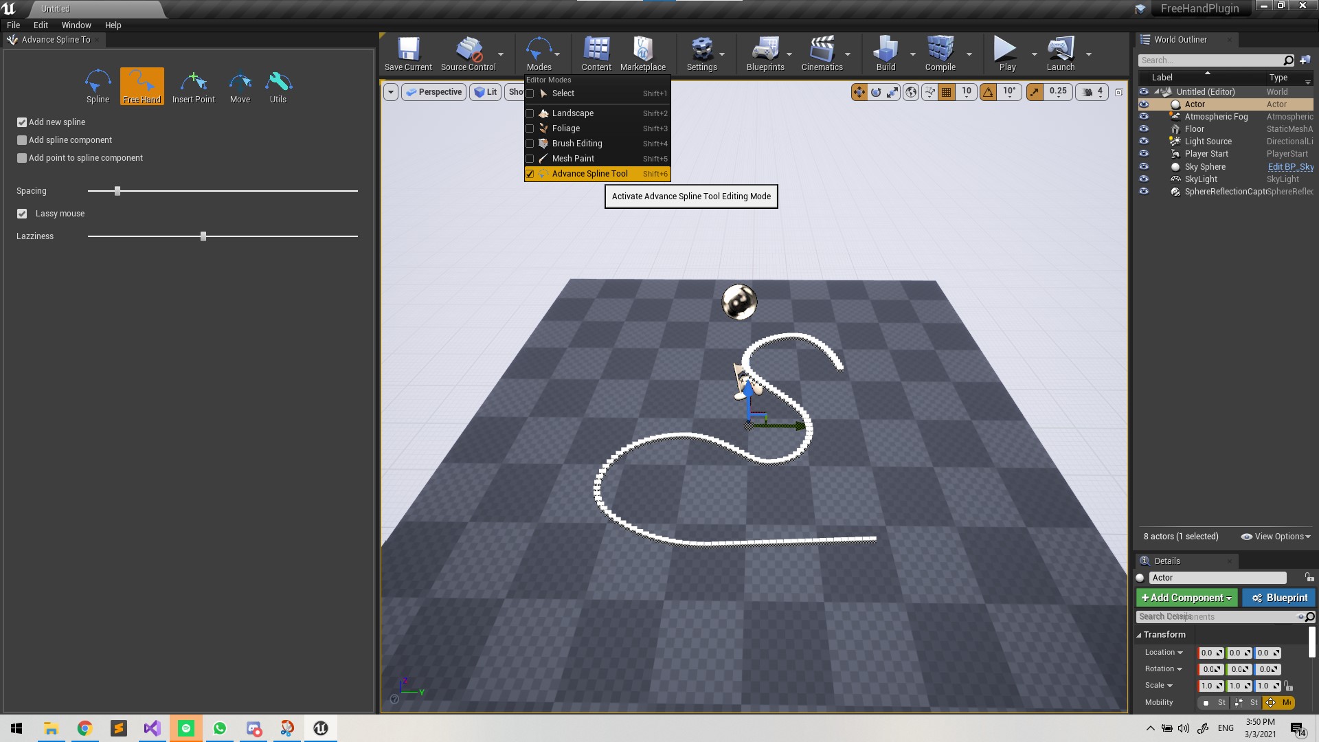 LEAKED GAME ASSETS - Advance Spline Tool image.