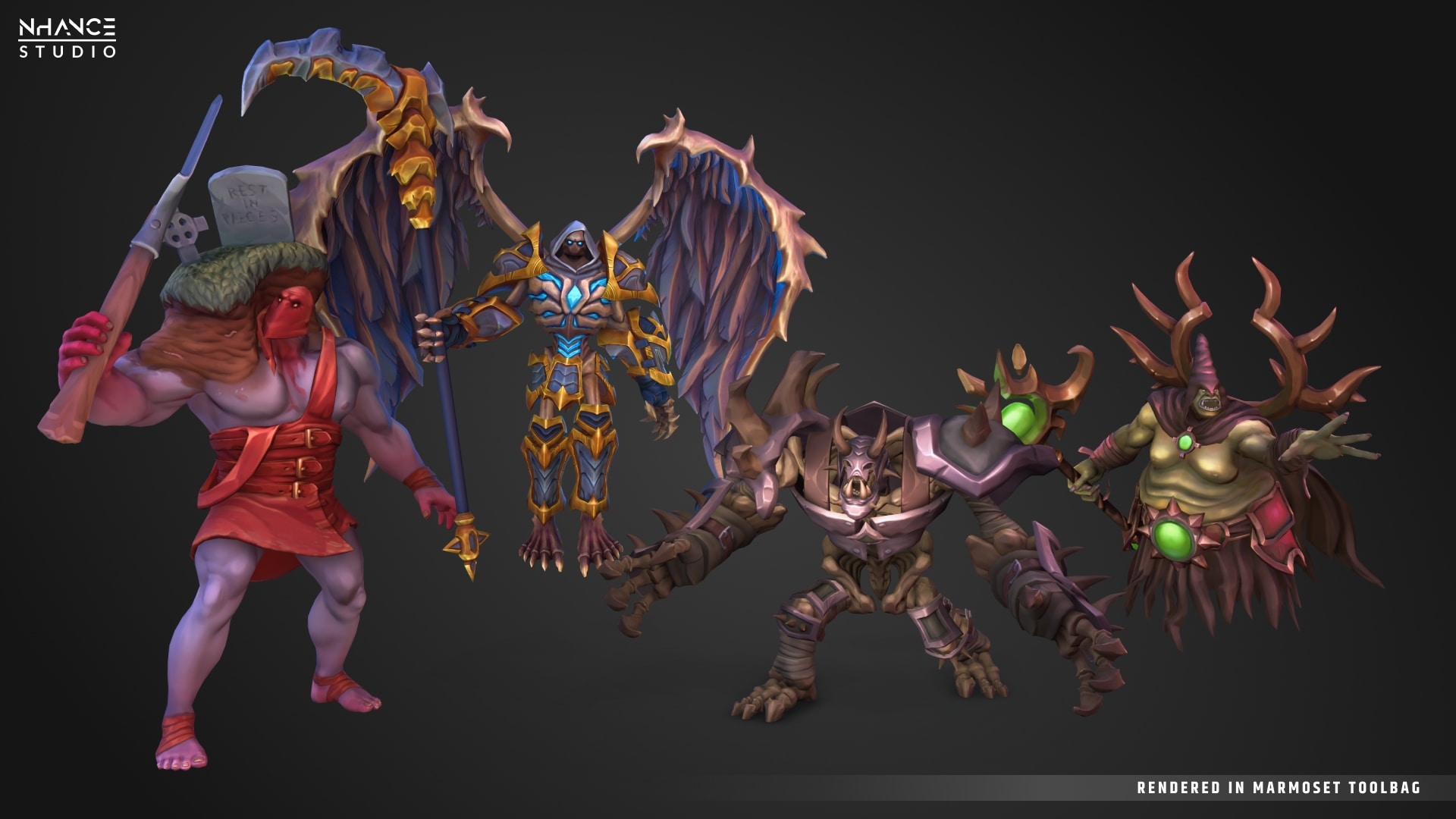 Stylized Fantasy Enemy NPC Bundle #2