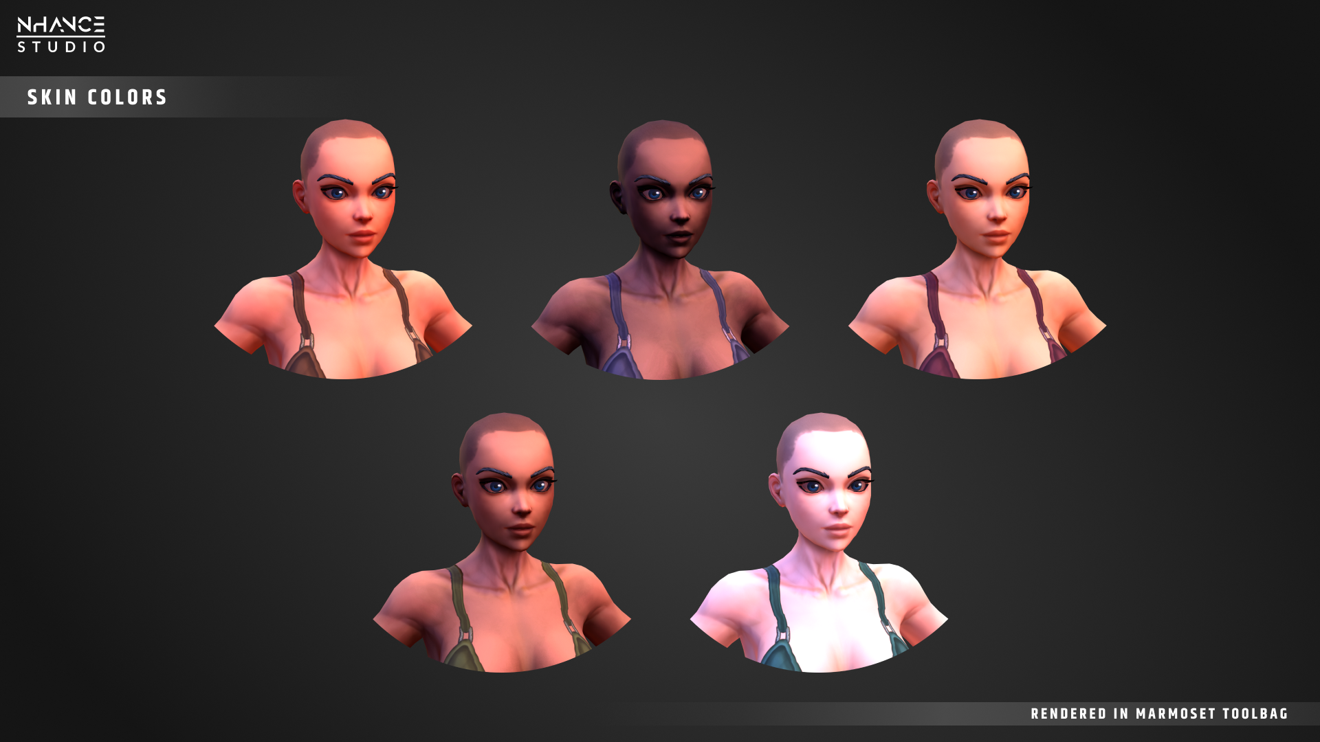 Modular Fantasy Stylized Human Female In Characters UE Marketplace
