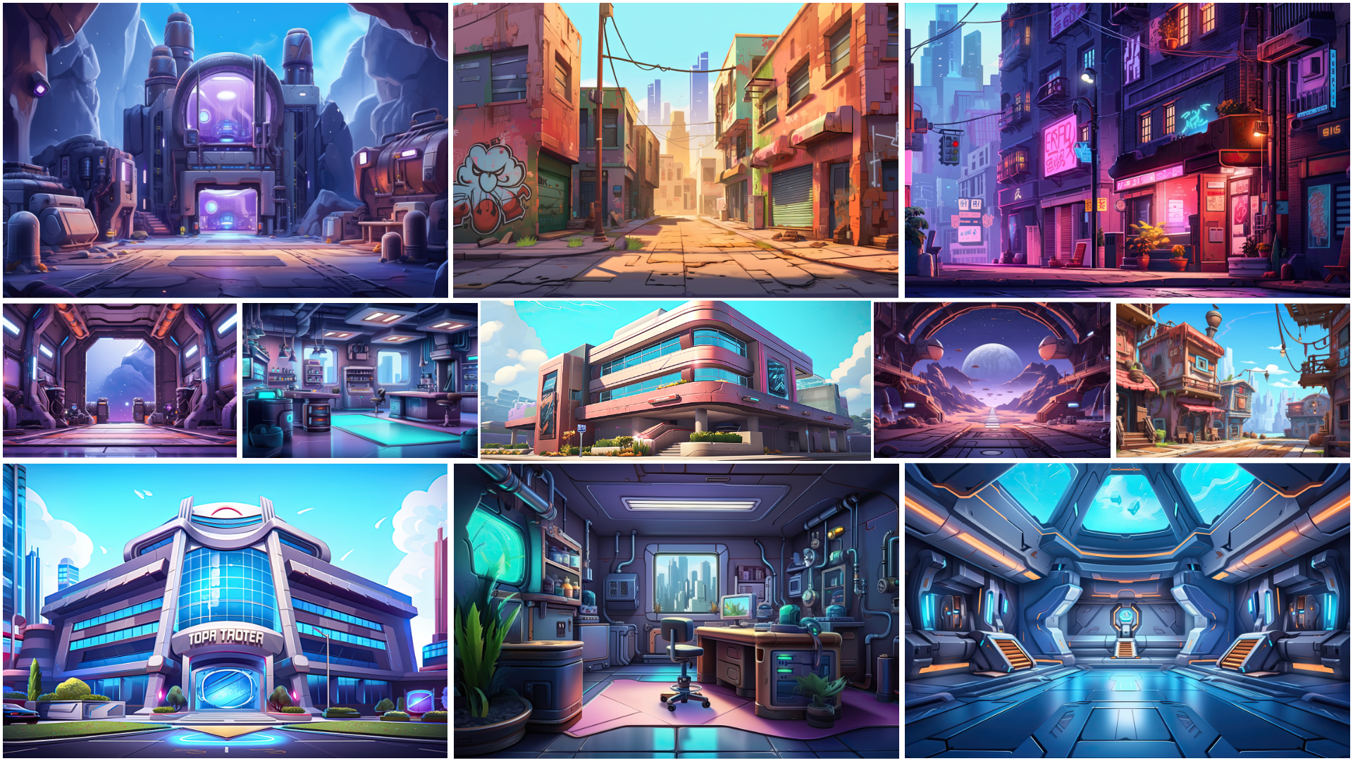 BACKGROUND - Stylized Sci-Fi 1