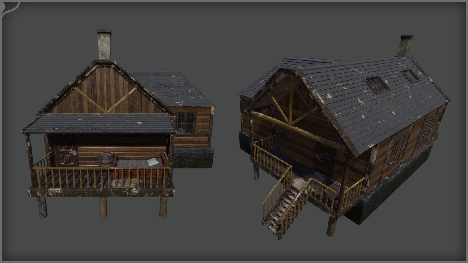 Hunter's Hut in Props UE Marketplace