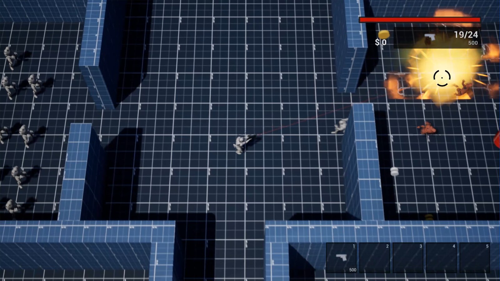 Top down Kit Shooter in Blueprints UE Marketplace