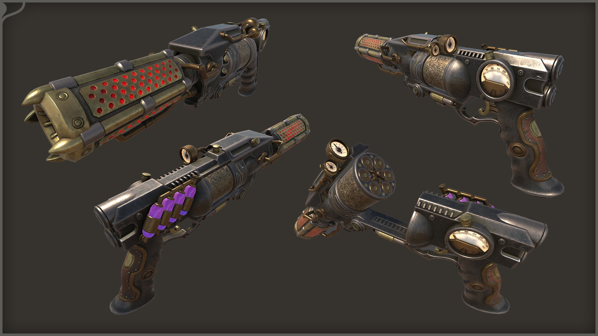 The Steampunk Revolver