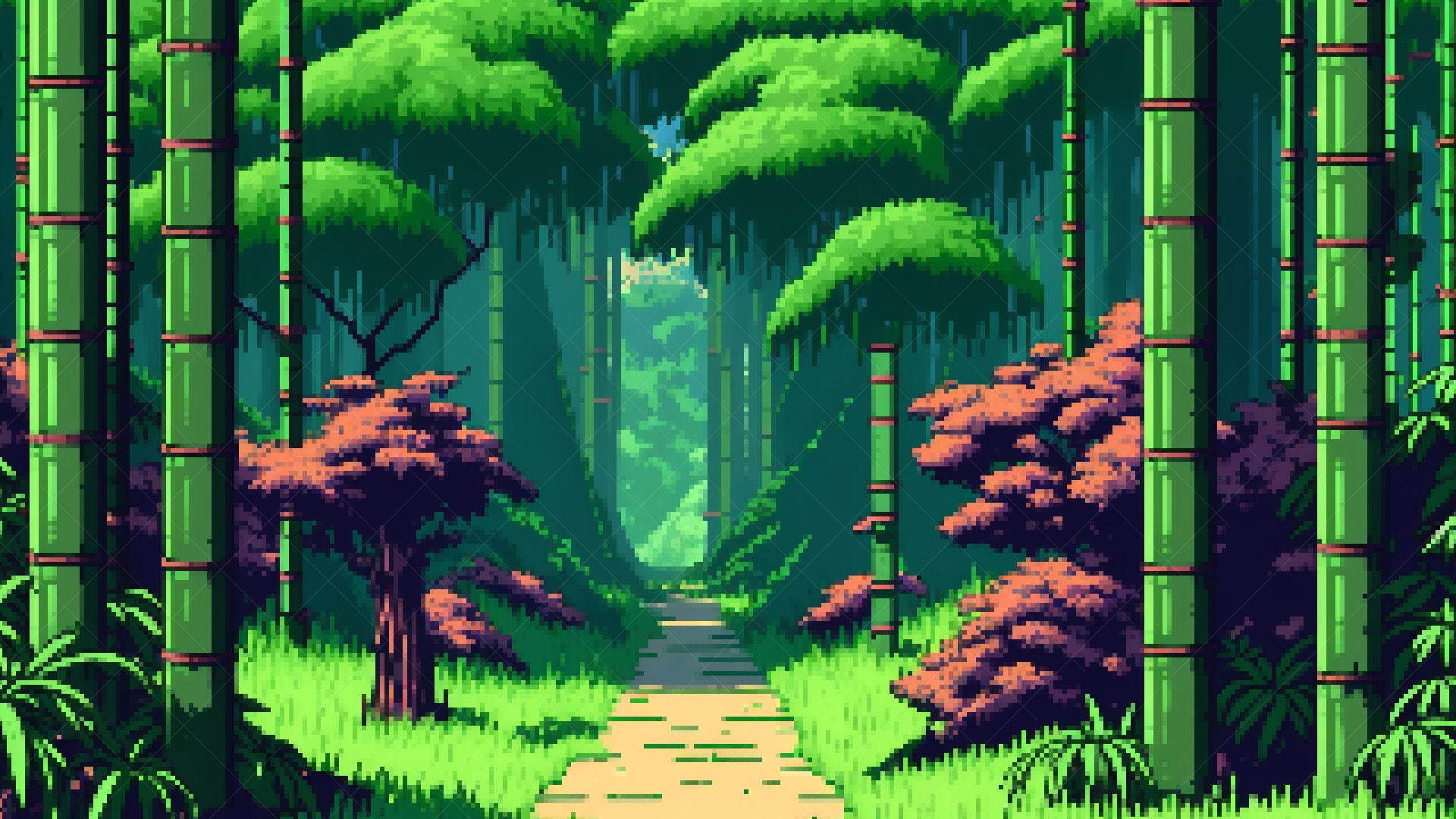 BACKGROUND - Pixel Forest 1 in 2D Assets - UE Marketplace