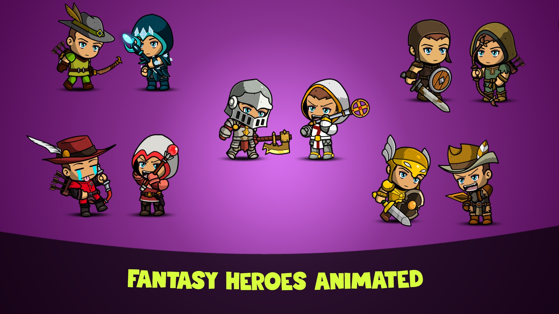 Fantasy Heroes Animated – ASSET CLOUD