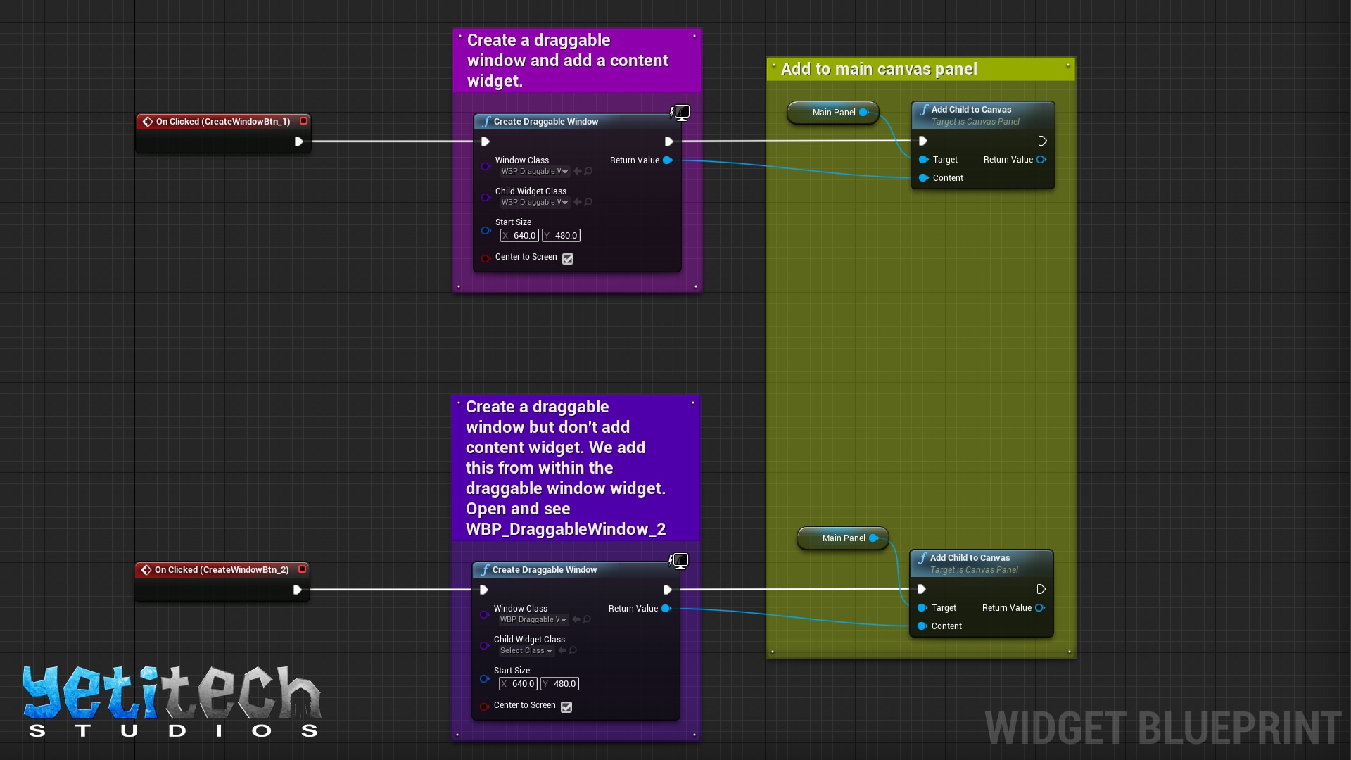 Draggable and Resizable Window [UMG] in Code Plugins UE Marketplace