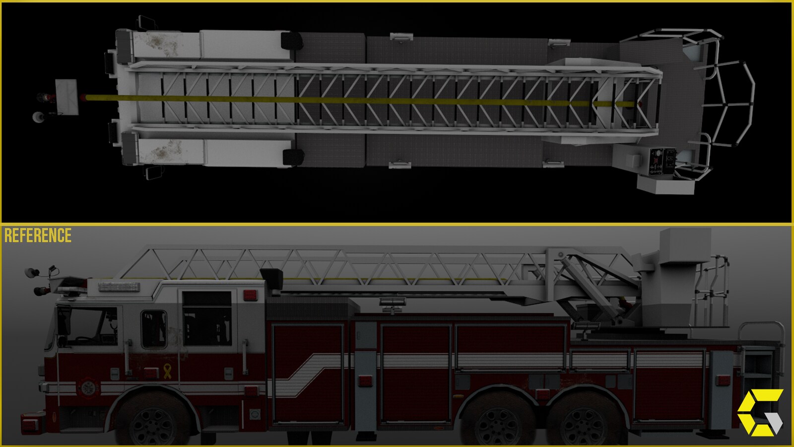 Fire truck Ladder Driveable in Blueprints UE Marketplace