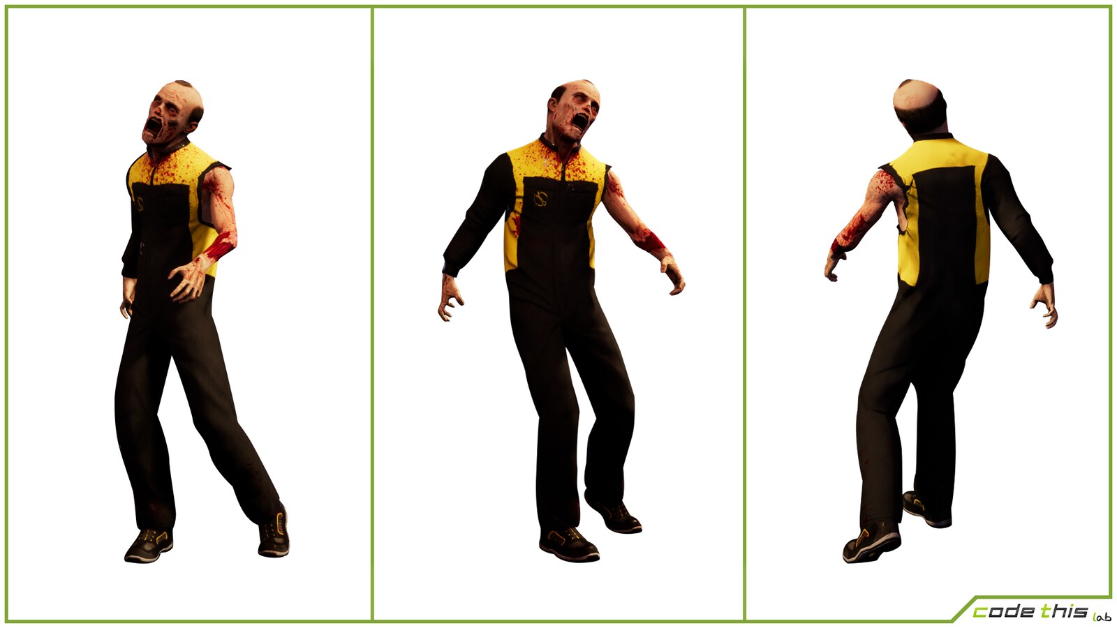 Mechanic Zombie in Characters UE Marketplace