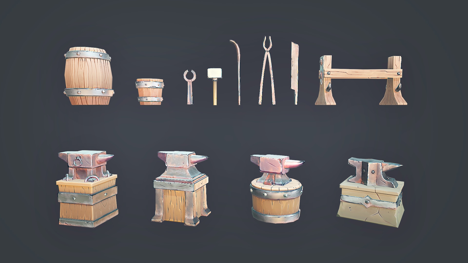 Stylized Craft Pack In Props Ue Marketplace