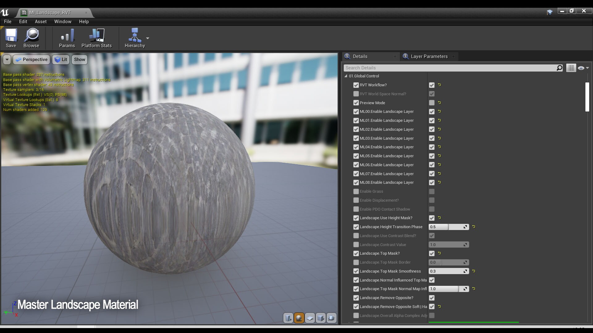 MARS Master Material in Materials - UE Marketplace