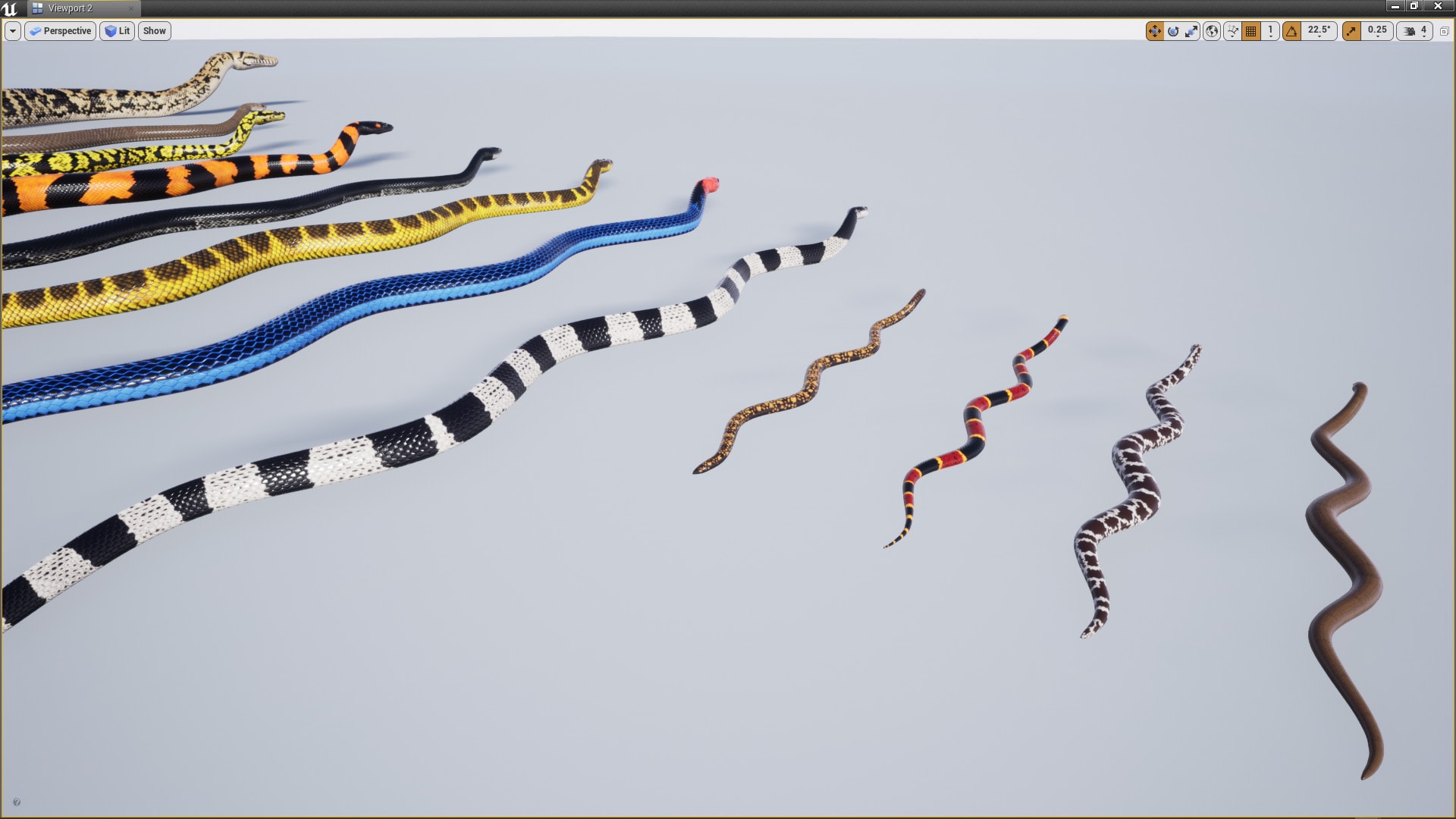 Animated Snakes Ultimate Volume 3 in Characters UE Marketplace