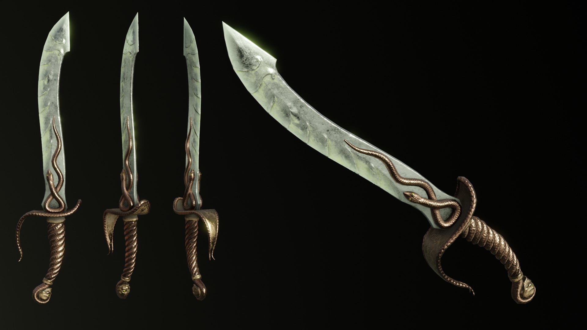 Fantasy Snake Weapon Set in Weapons UE Marketplace
