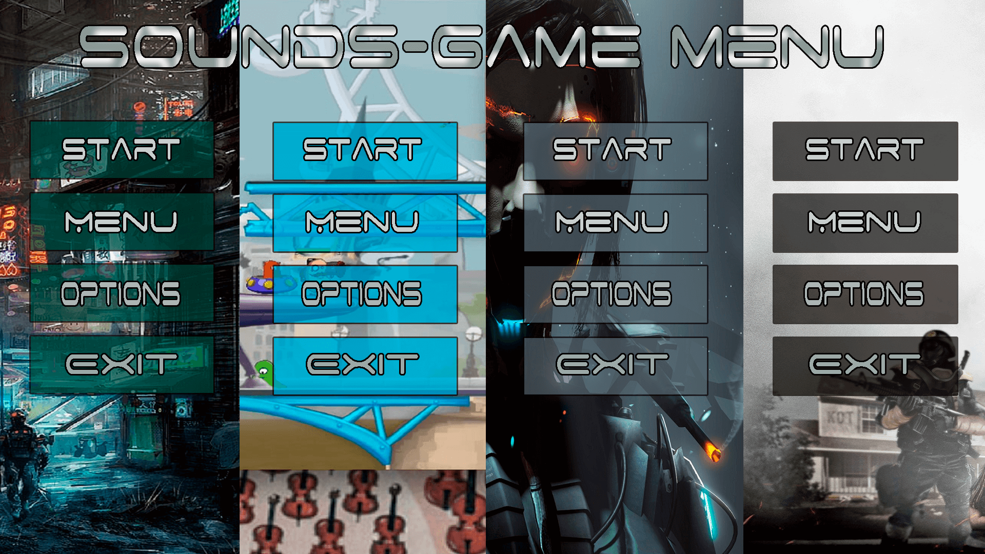 Sounds Game Menu by Mechanics Mechanics in Sound FX UE4 Marketplace