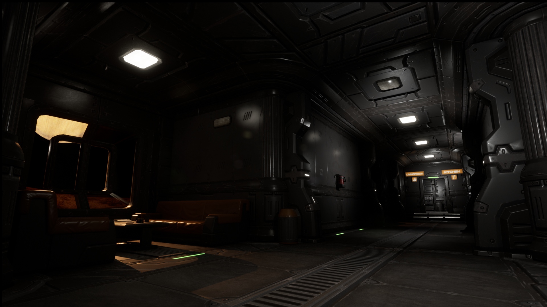 Sci-fi Spaceship and Space Colony Interior Modular Pack