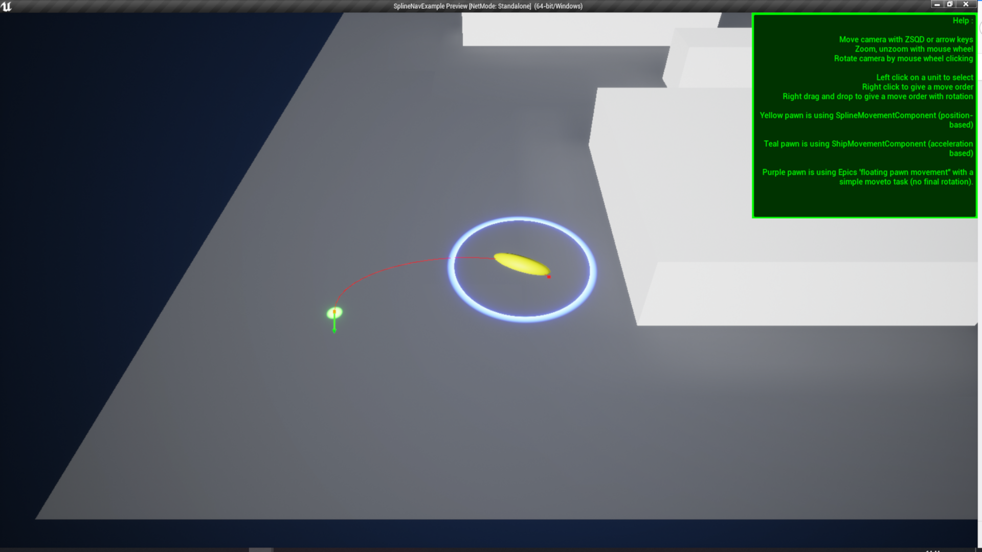 Spline Navigation plug-in