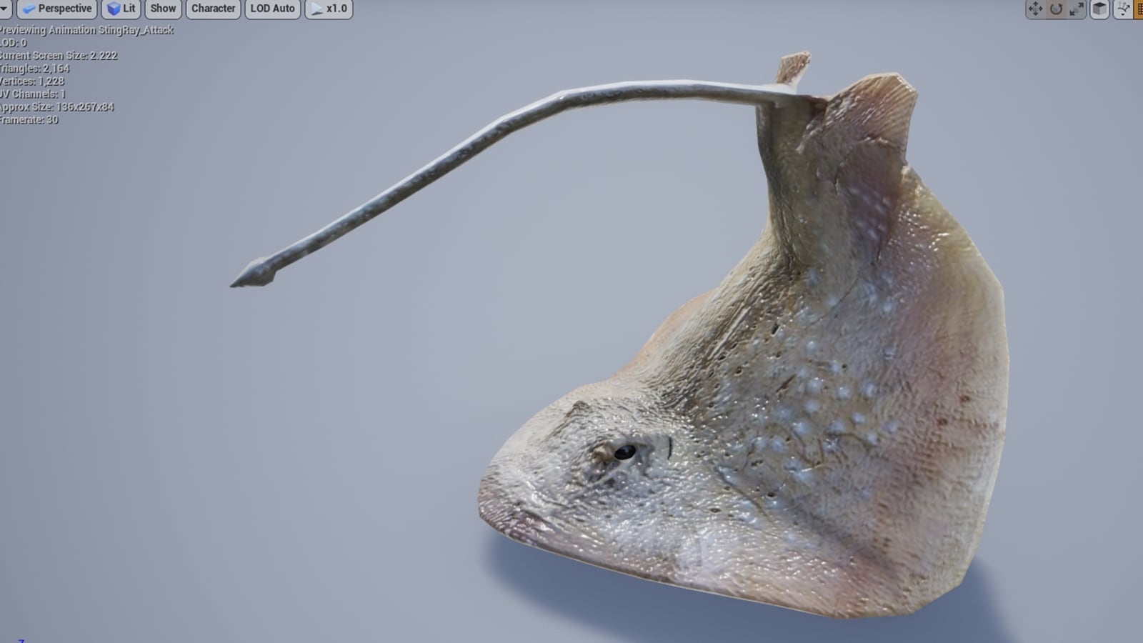 Medhue Stingray In Characters Ue Marketplace