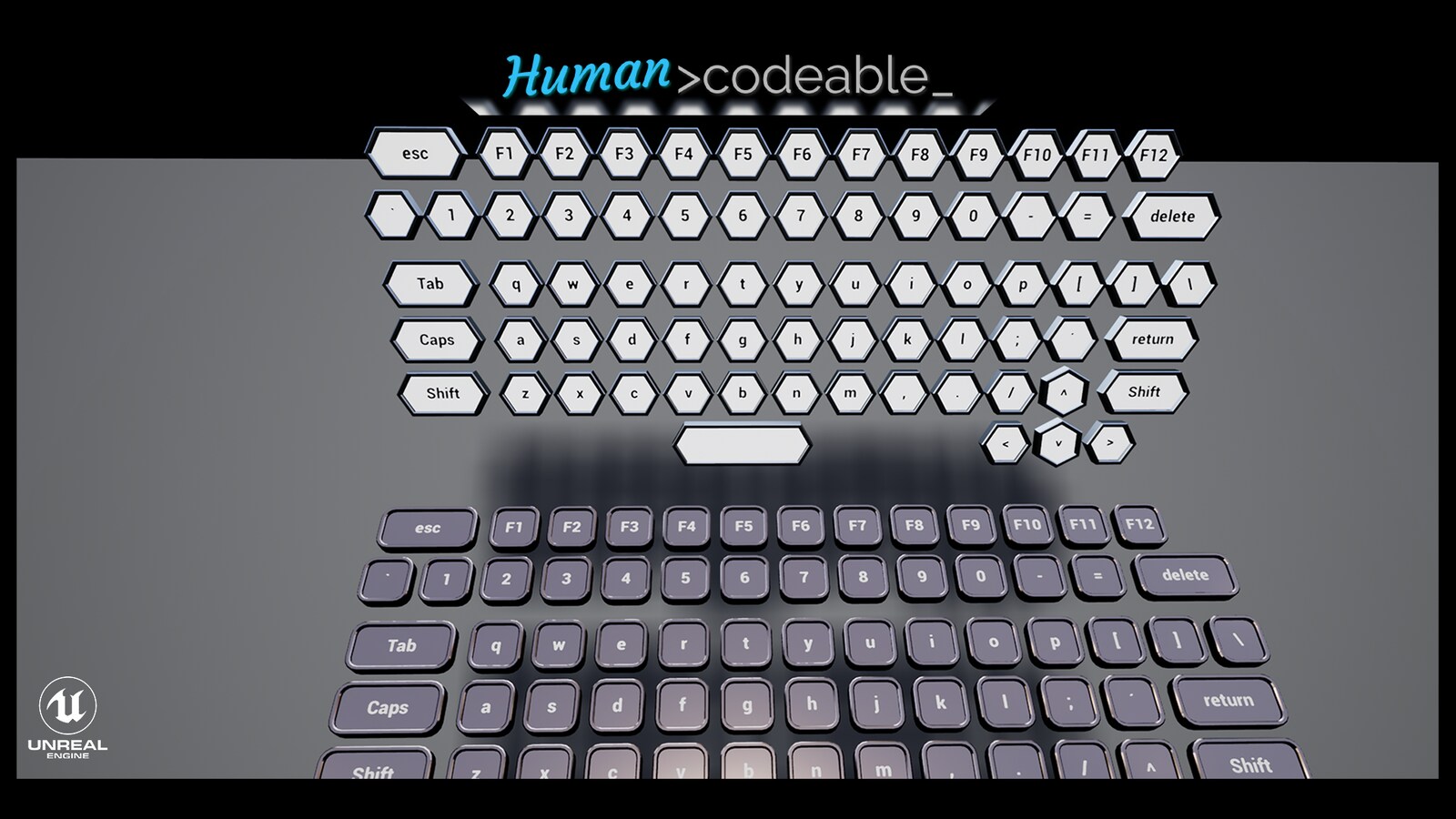 3D Modular Keyboards in Blueprints UE Marketplace