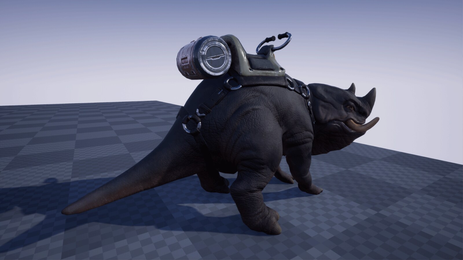 SCI FI HIPPOSAURUS in Characters UE Marketplace