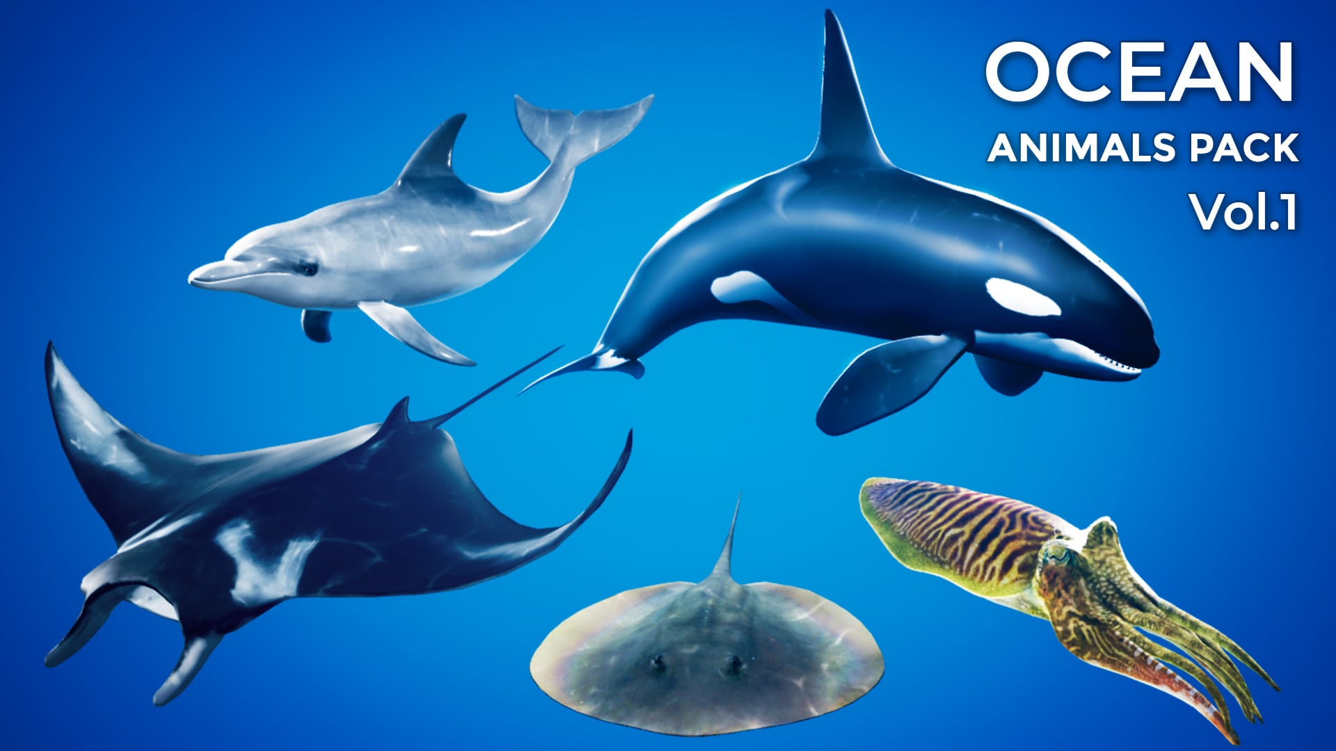 Ocean Animals Pack Vol.1