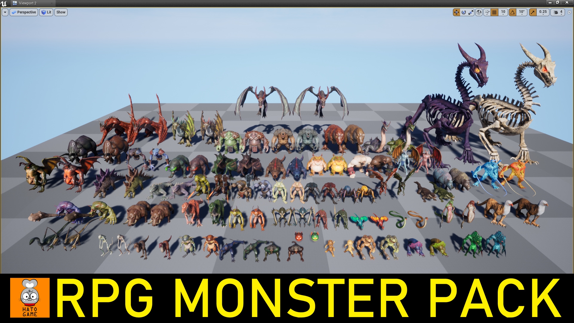 Monster : RPG PACK V1：キャラクター - UE マーケットプレイス