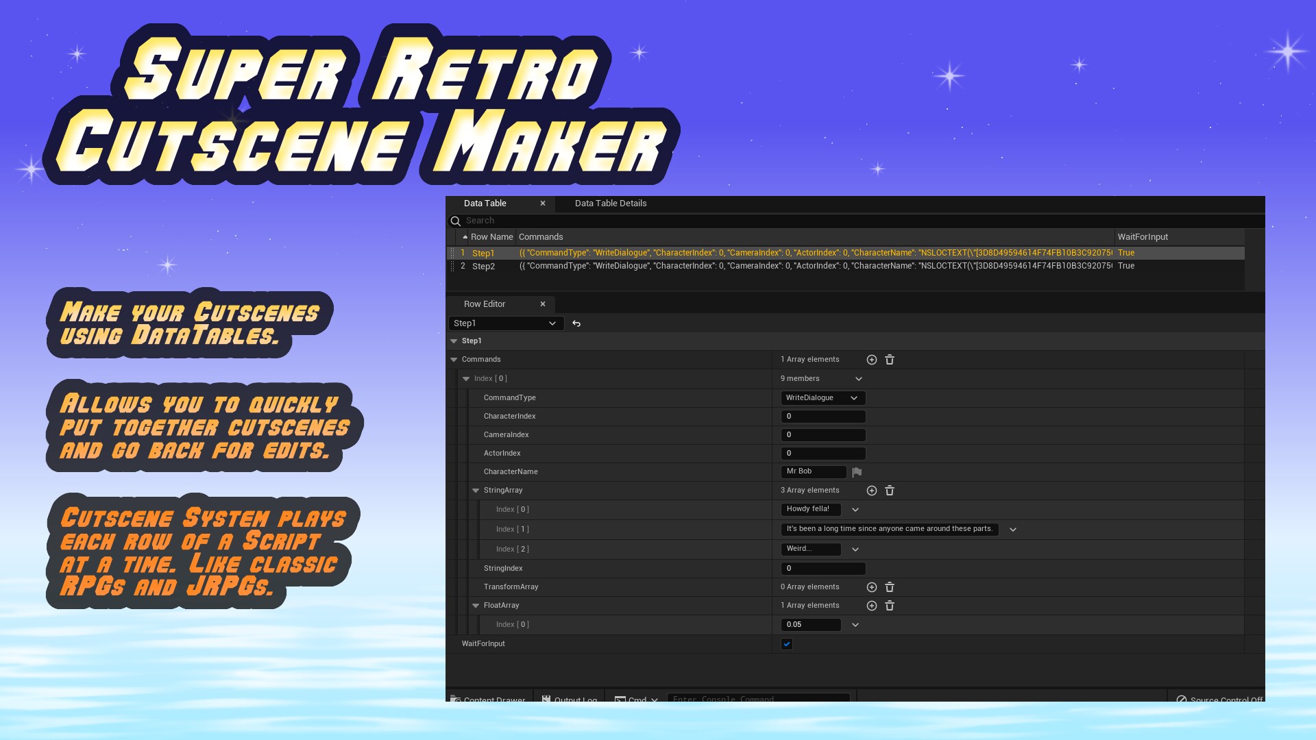 Super Retro Cutscene Maker