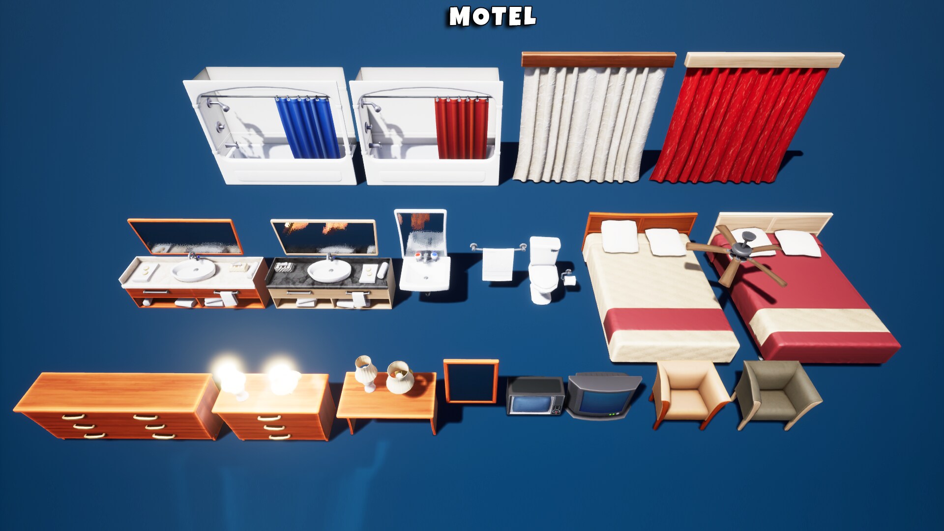 Stylized Interior Props Bundle in Props - UE Marketplace