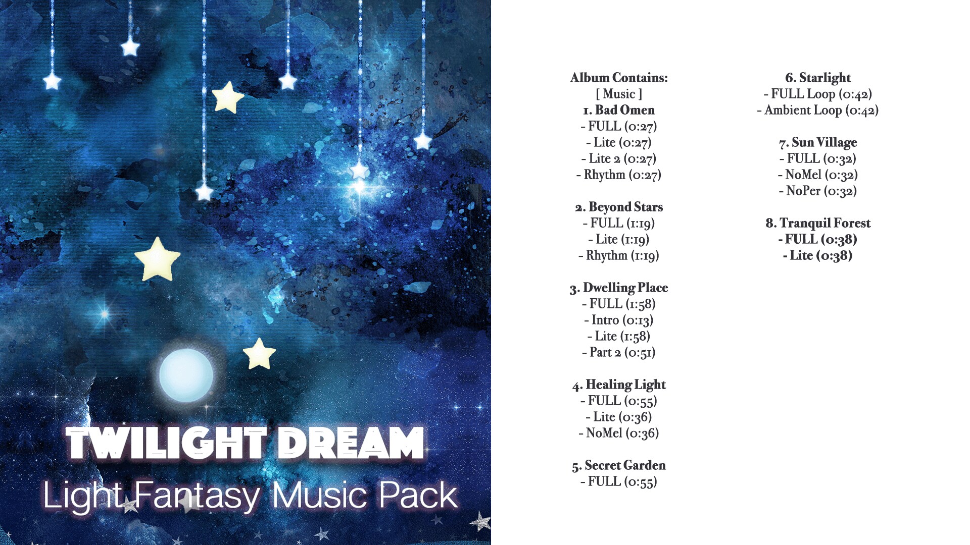 Light Fantasy Music Pack [Twilight Dream]