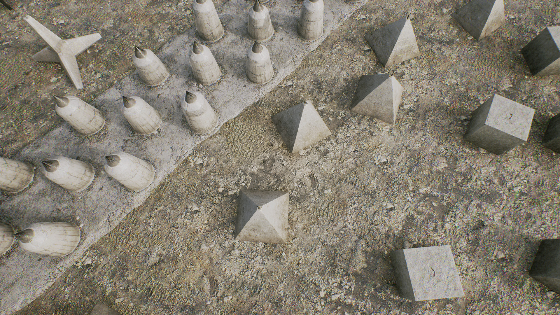 Tank Barriers Pack by Mountain Trail in Props UE4 Marketplace