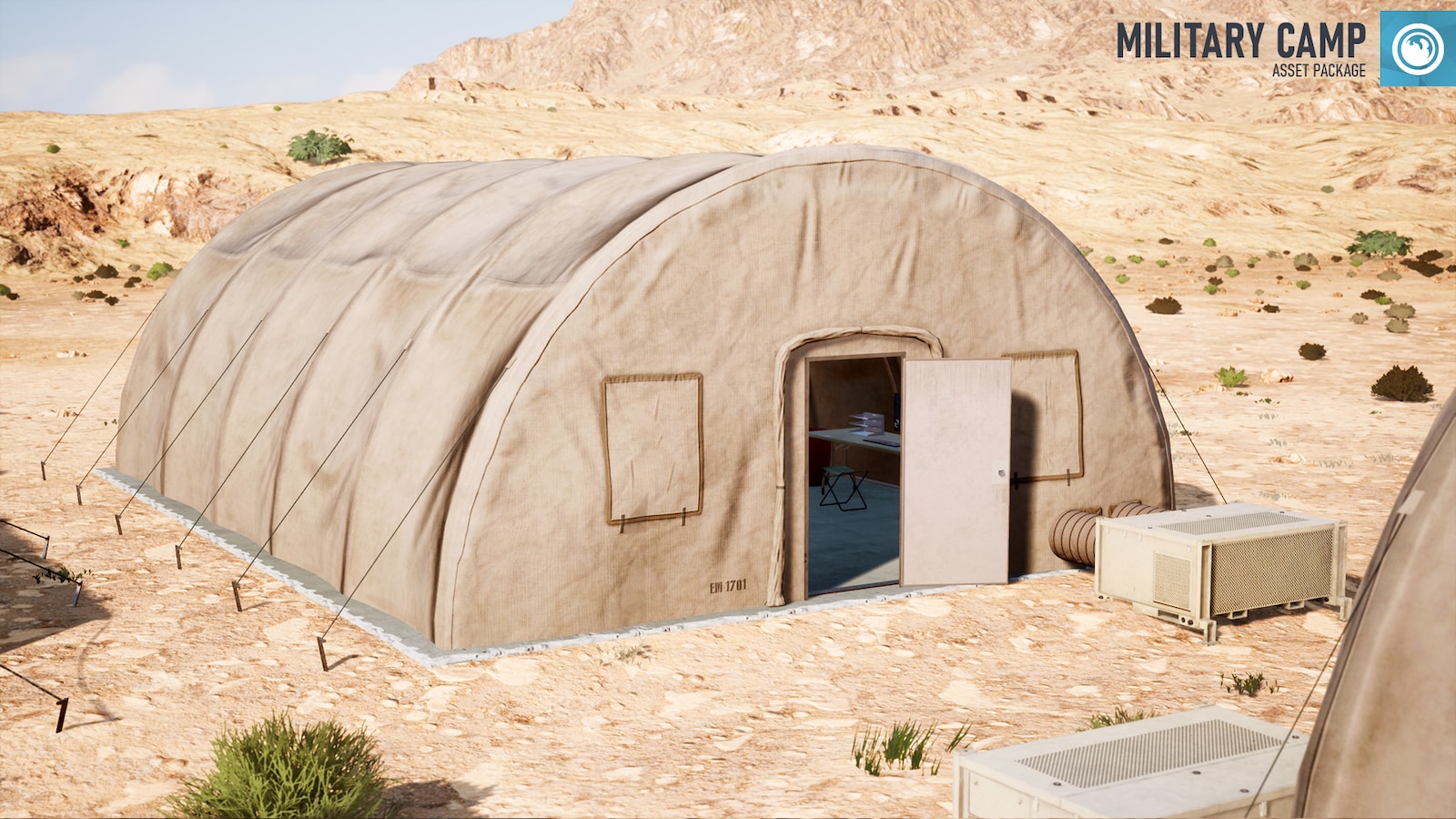 Military Tents in Props UE Marketplace