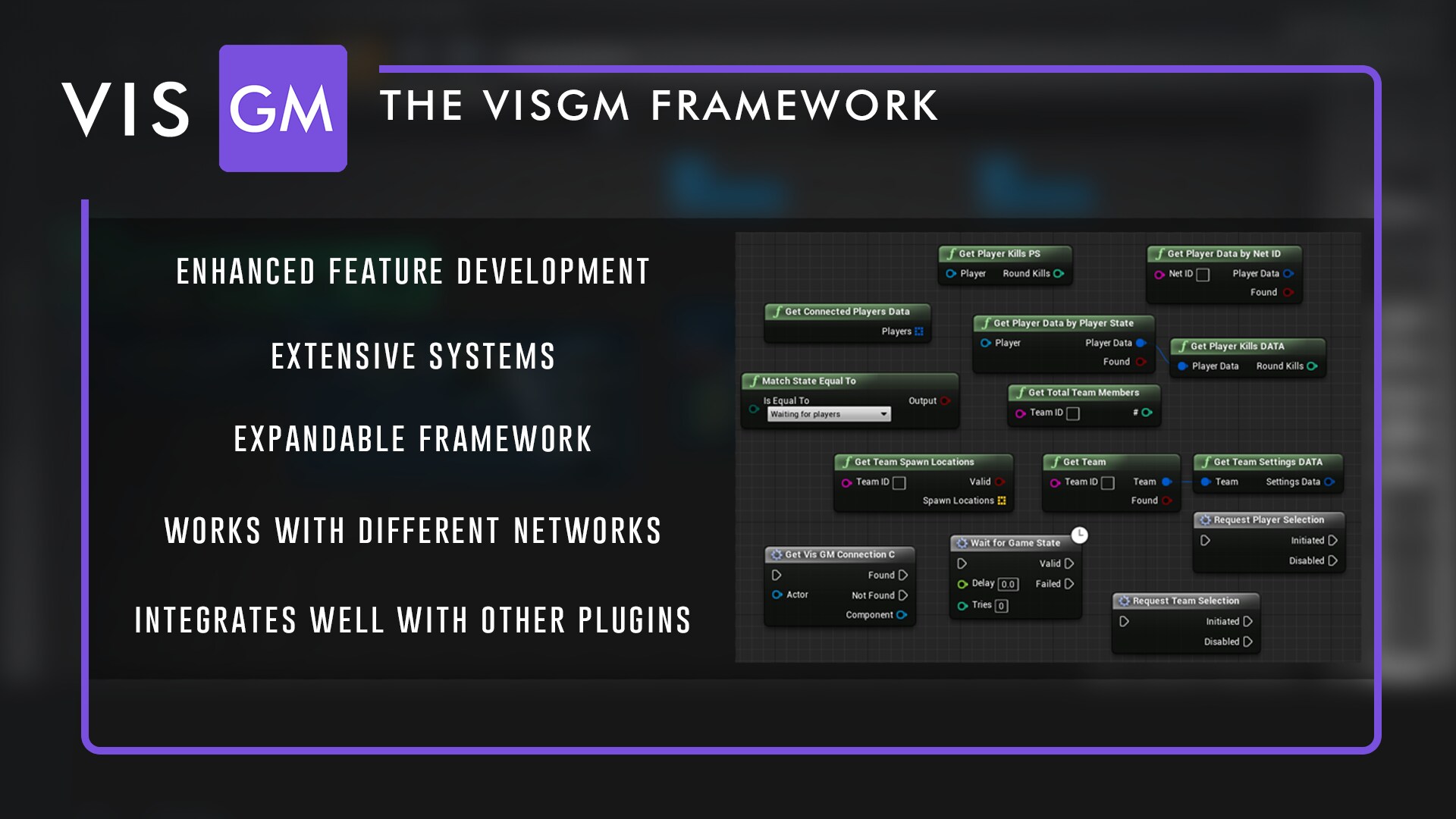 VisGM - Team Deathmatch - A Multiplayer Game Framework in Blueprints - UE  Marketplace