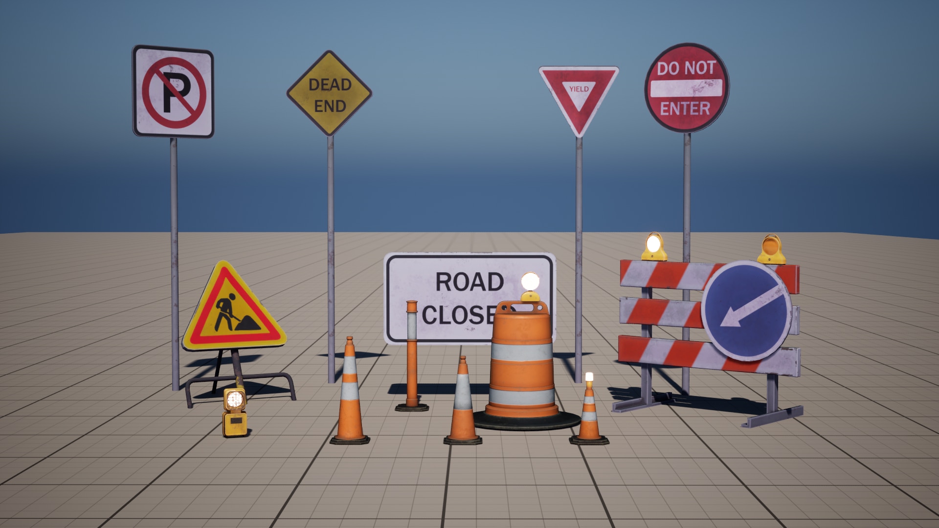 Road Object Set