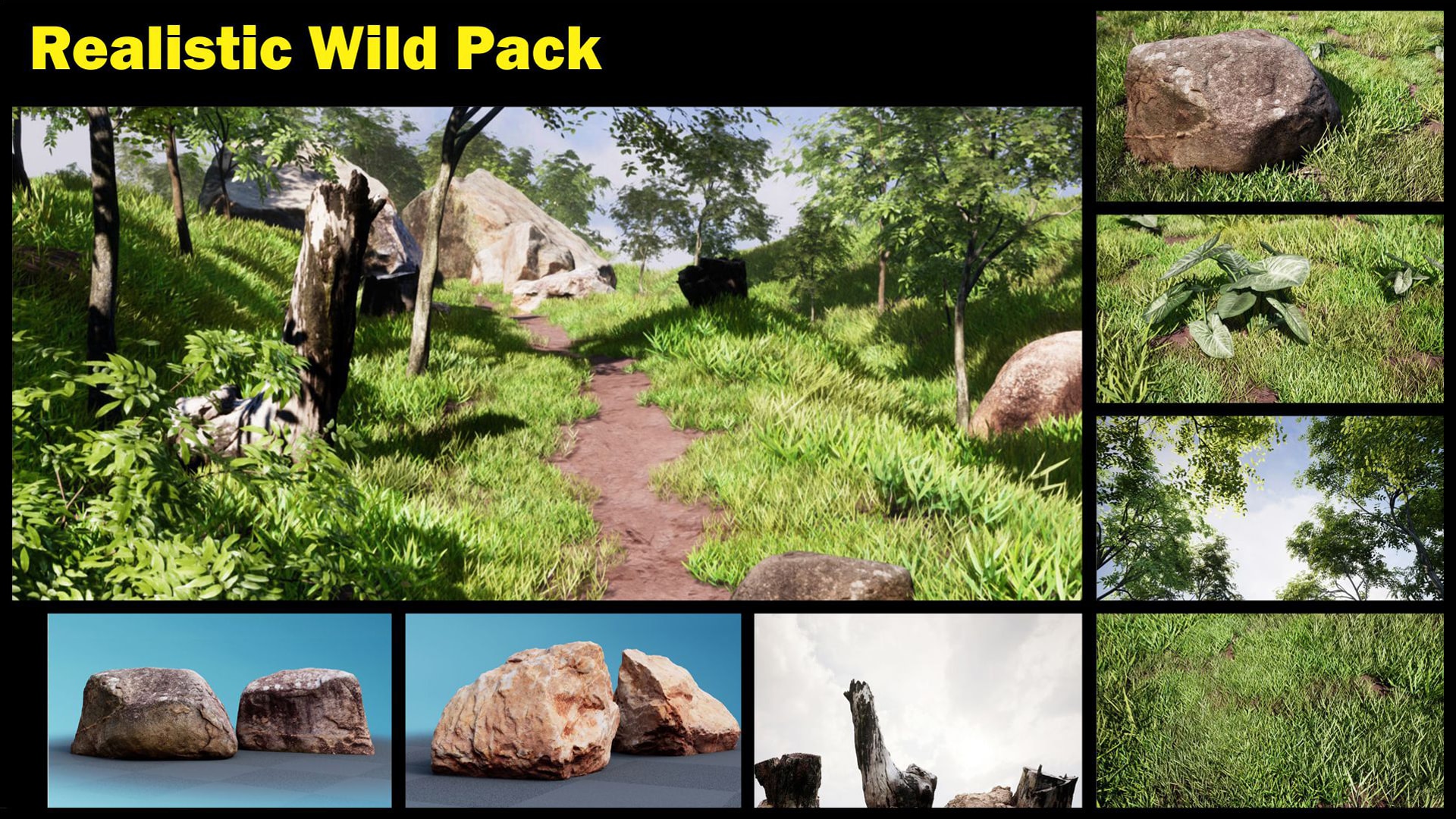 Realistic Grass and environment Pack