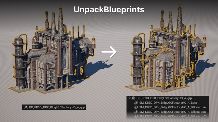 UnpackBlueprints