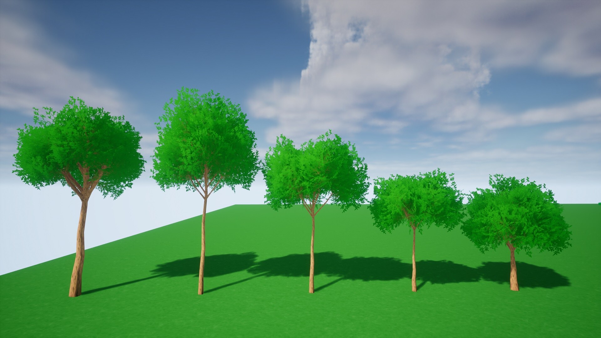 Stylized trees pack in Props - UE Marketplace