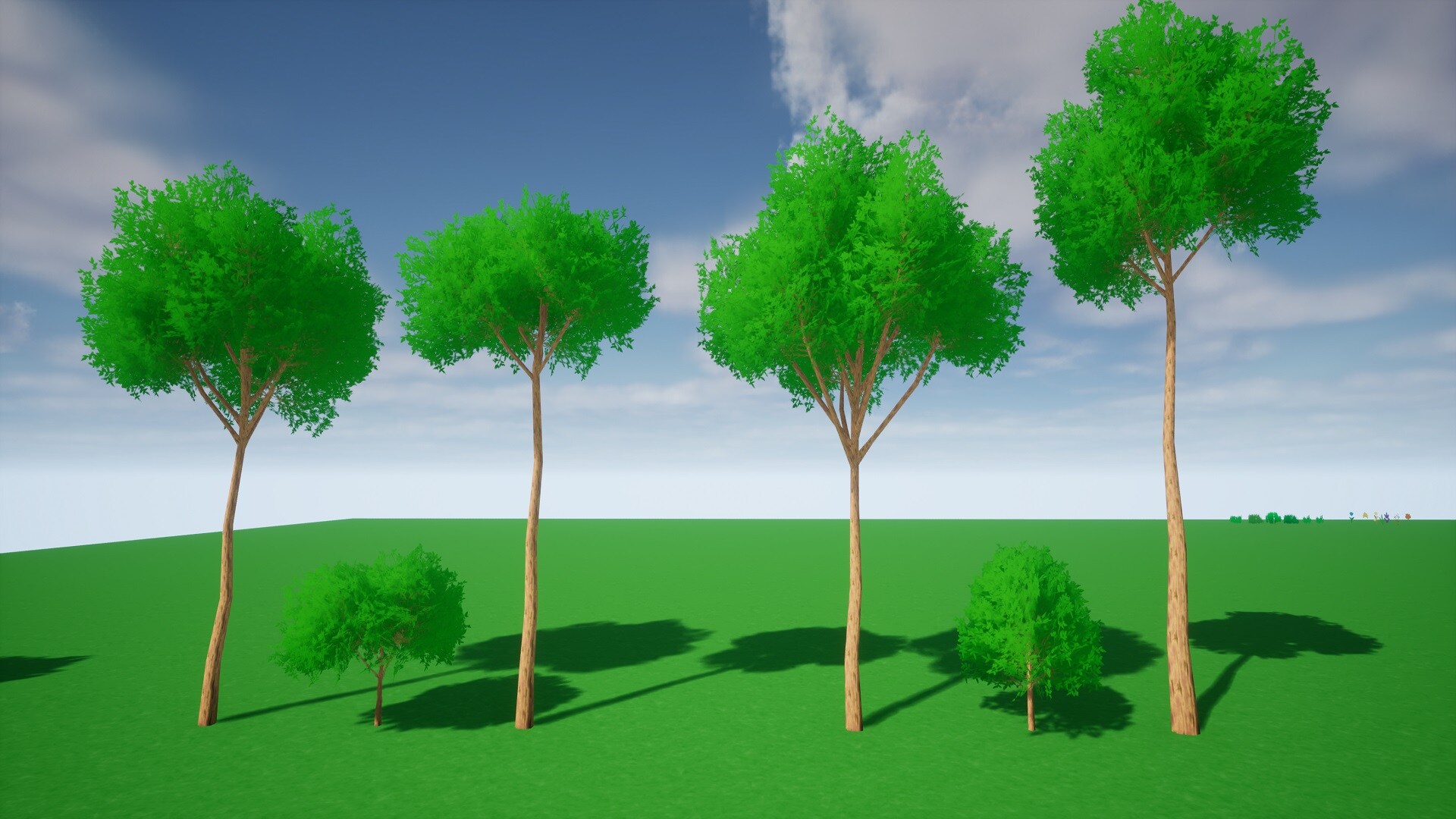 Stylized trees pack in Props - UE Marketplace