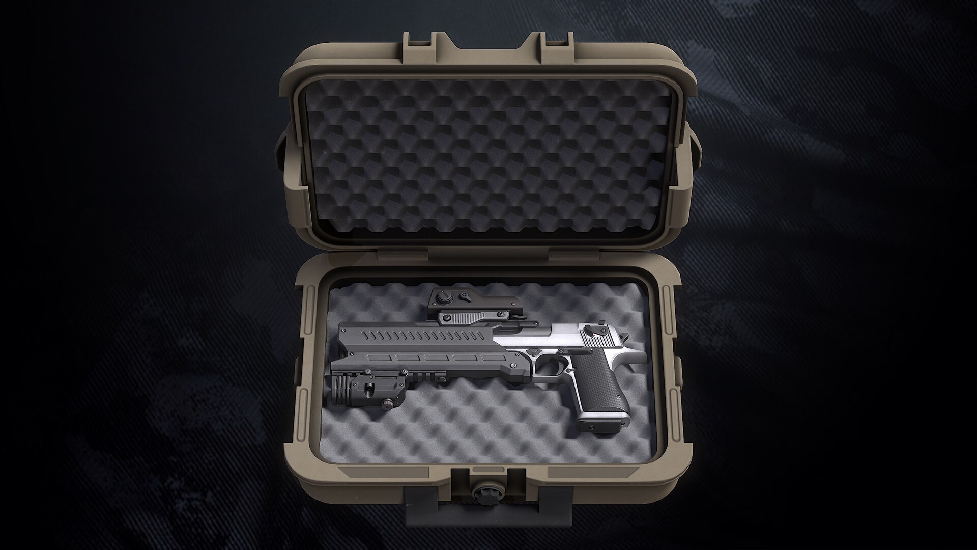 DE-50-C Pistol With Hands and Weapon Case in Weapons - UE Marketplace