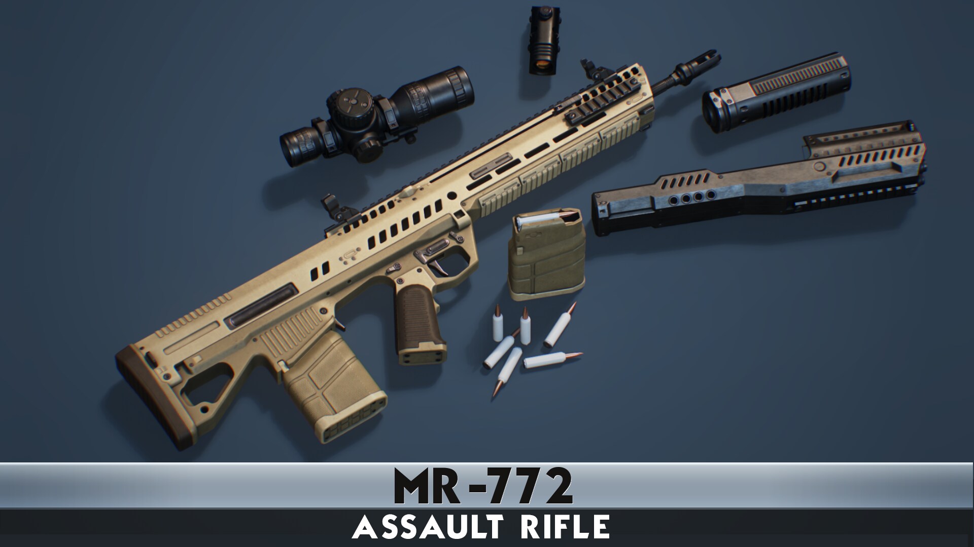 Mr 772 Assault Rifle With Hands 武器 Ue マーケットプレイス Mr 772 Assault Rifle With Hands 武器 Ue マーケットプレイス