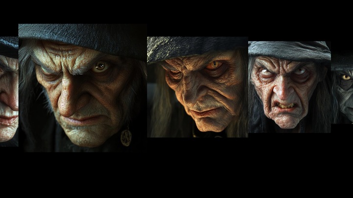 Game Witch Portraits
