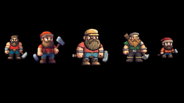 Pixel Farmers Characters