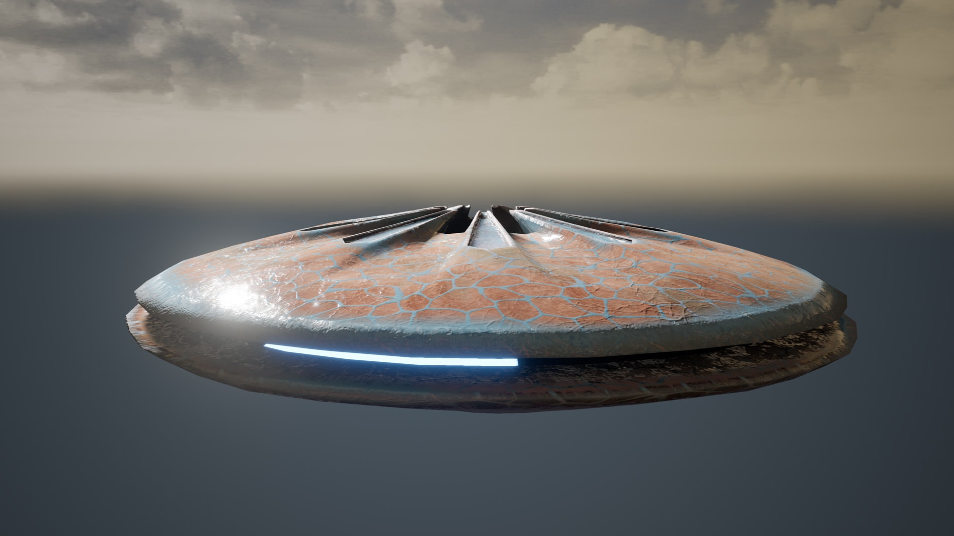 Ufo Kit Bash 1 16 Low Poly Pbr Ufos In Props Ue Marketplace