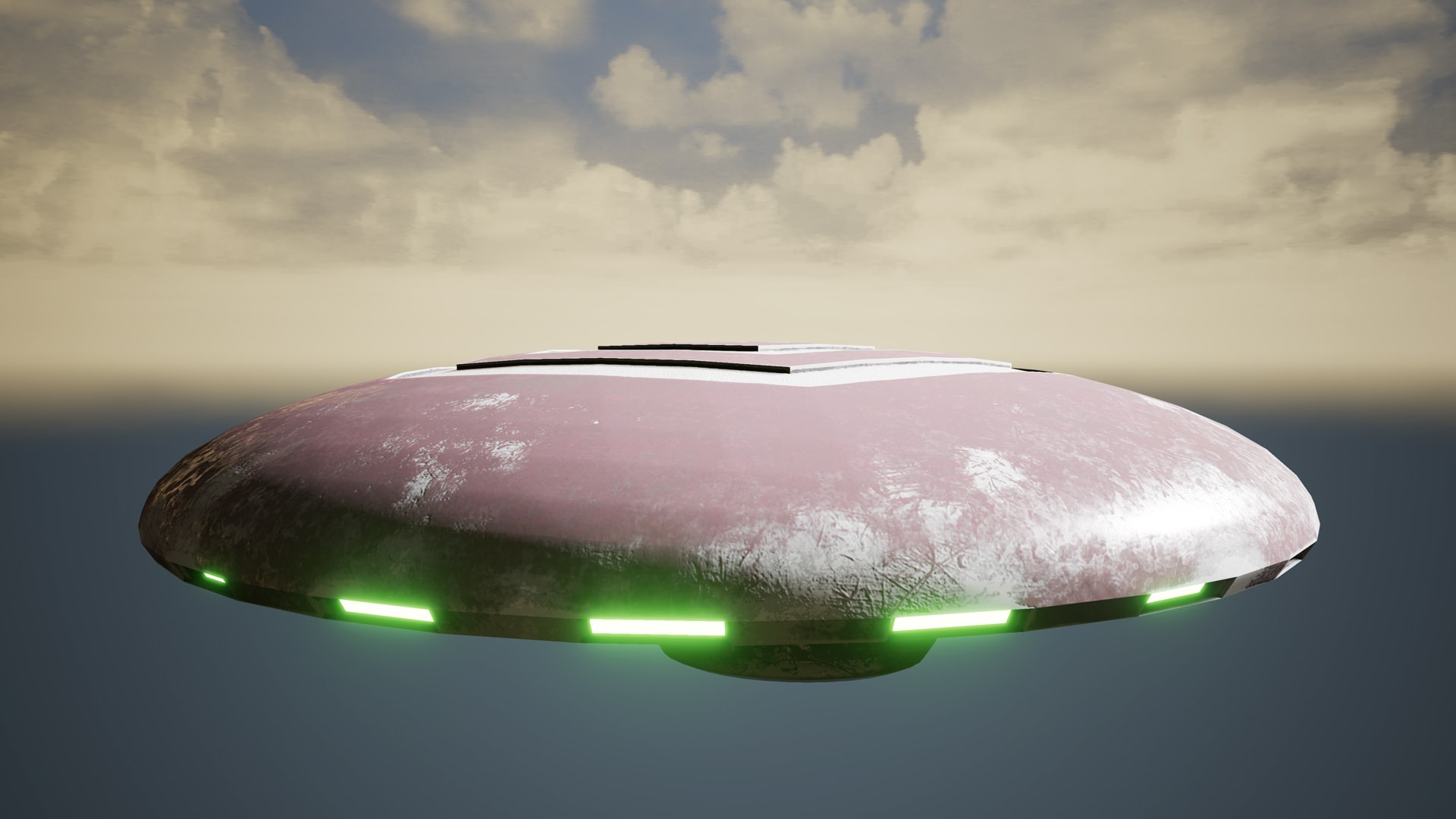 Ufo Kit Bash 1 16 Low Poly Pbr Ufos In Props Ue Marketplace