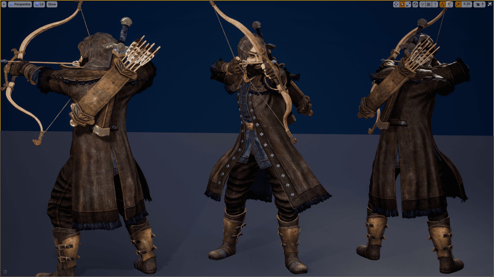Medieval Hunter in Characters - UE 