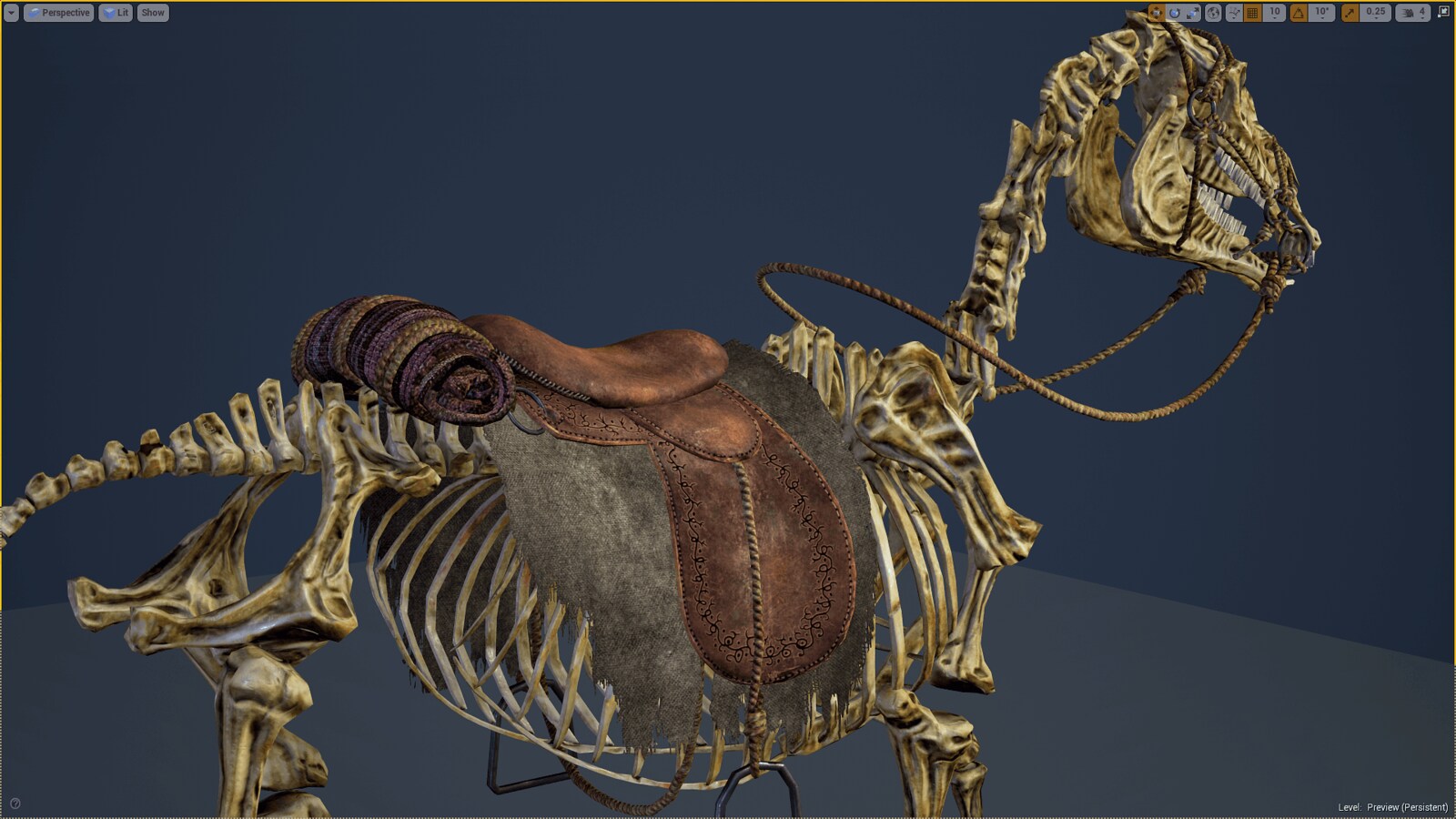 Skeletal Horse in Characters UE Marketplace