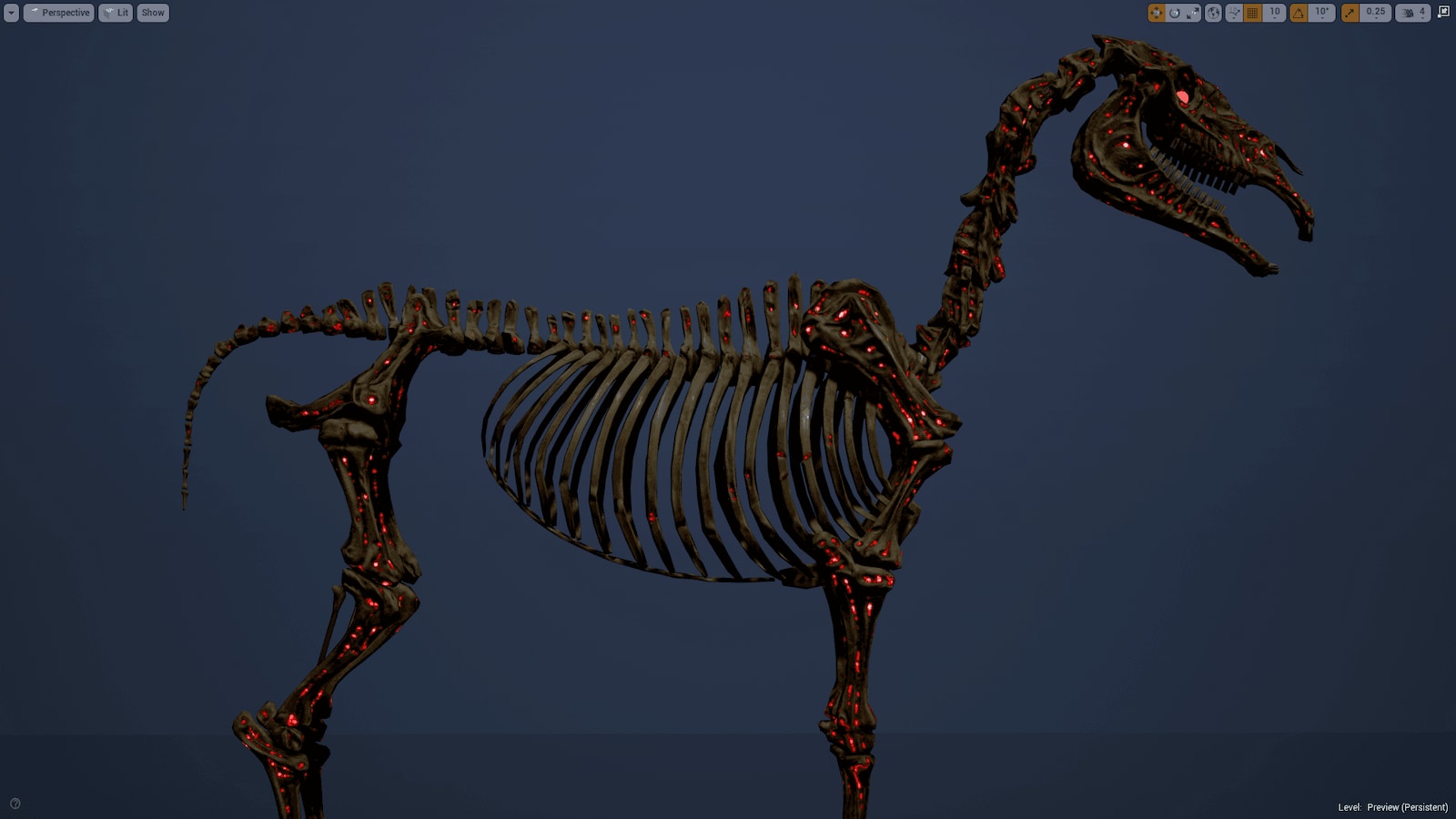 Skeletal Horse in Characters UE Marketplace