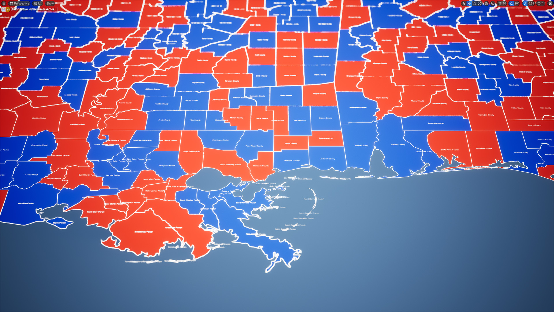 Openclay United States Counties - USCountiesv00000Layer%2025 1920x1080 405769c4283f004a7e24af167a37e225 