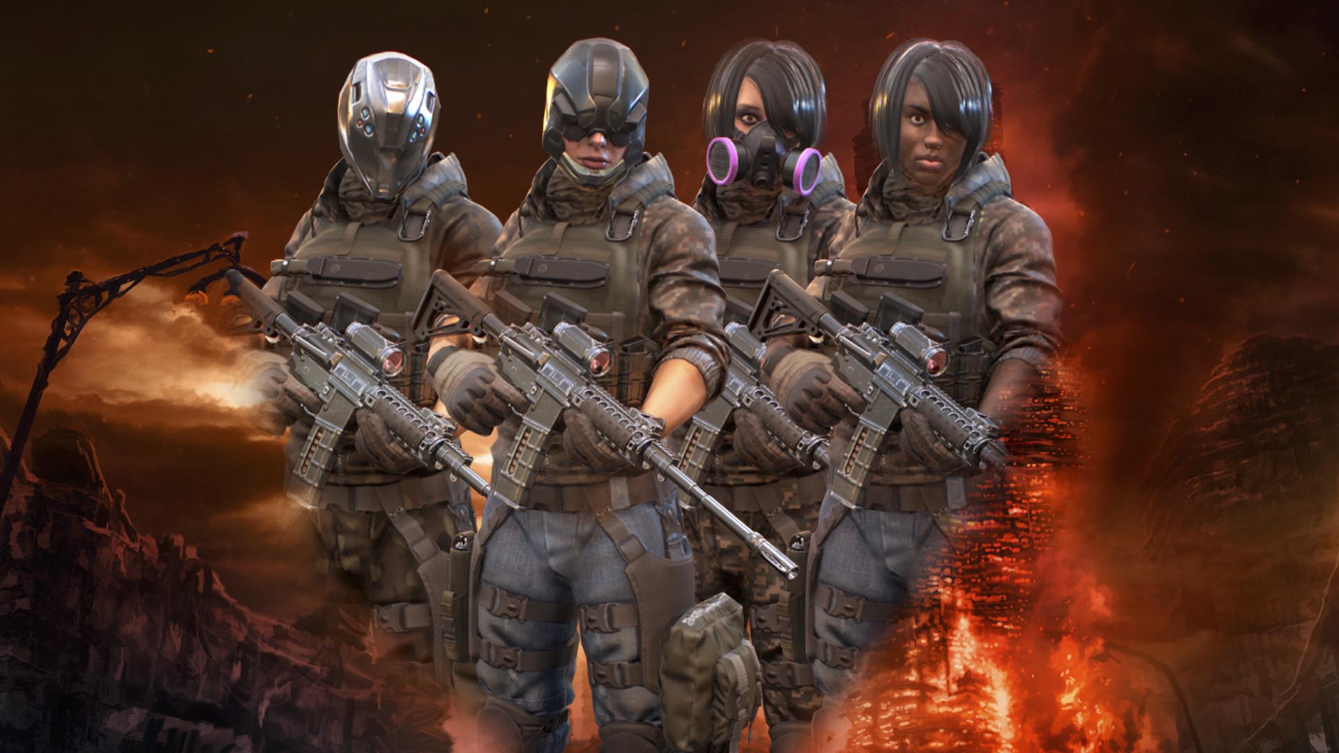 Customized Soldier Woman